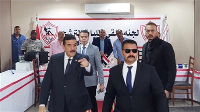 عماد البناني يتابع تقديم أوراق المرشحين لانتخابات الزمالك