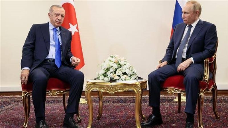 لقاء بوتين وأردوغان،