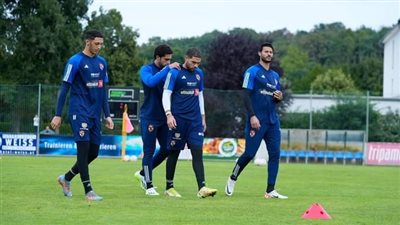 مران الأهلي، انتظام الدوليين قبل السفر إلى تنزانيا