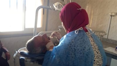 استقبال 459 مواطنًا في أول أيام القافلة الطبية بالقنطرة غرب (صور) 