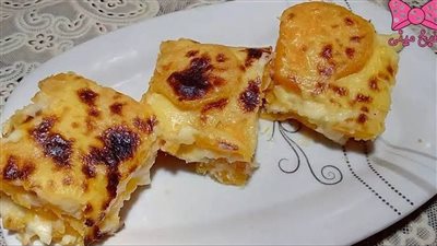 طريقة عمل بطاطا بالبشاميل، حلوى شرقية لذيذة سهلة التحضير 