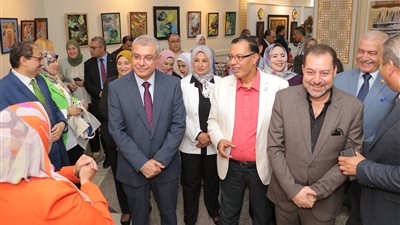 افتتاح المعرض الفني وقاعة الفنون التشكيلية بنوعية الزقازيق 