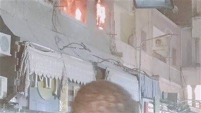 حريق مخزن شنط وأحذية في إمبابة وحالات اختناق (فيديو وصور)