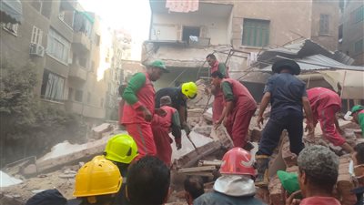 أول قرارات محافظة القاهرة بشأن انهيار عقار بمنطقة حدائق القبة