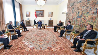 رسائل رئاسية مهمة لوزير خارجية اليابان، القضية الفلسطينية «الأبرز»