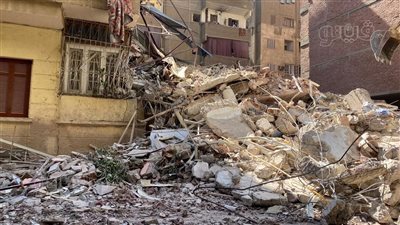 إصابة شخصين في انهيار عقار كرداسة 