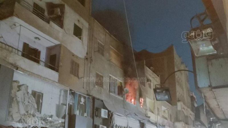  حريق شقة سكنية بالعريش،فيتو
