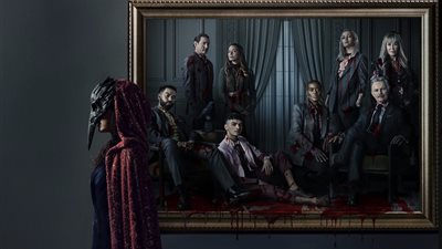 البوستر الرسمي لمسلسل الرعب The Fall of the House of Usher 