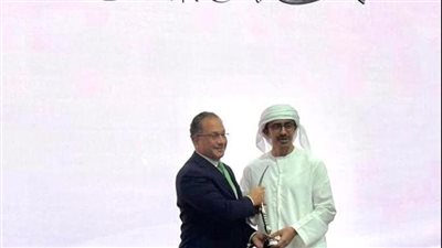 منح السفير المصري في أبو ظبي جائزة التميز الدبلوماسي (صور)
