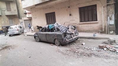 صاحب الجراج المحترق بحدائق القبة: النيران اشتعلت لحظة انهيار العقار المجاور (فيديو)