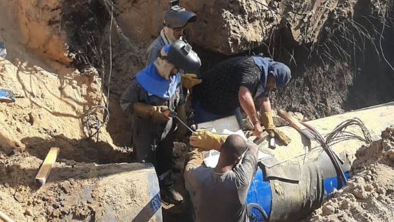 انتهاء أعمال إحلال