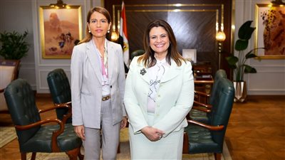 وزيرة الهجرة تستقبل المدير الإقليمي لليونسكو بالقاهرة والدول العربية