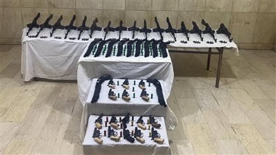 الأمن العام يضبط 75 قطعة سلاح نارى و14 قضية مخدرات فى دمياط وسوهاج وأسيوط 