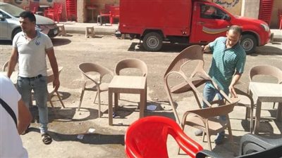 رفع 1000 حالة إشغال طريق مخالف بحملات مكبرة في البحيرة