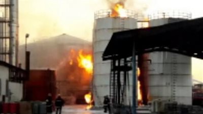 حريق في وحدة لتكرير النفط بإيران