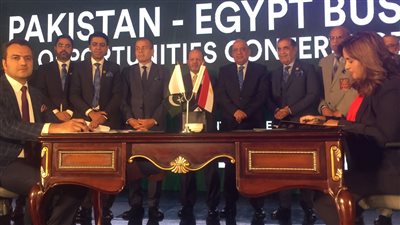 محمود عصمت يفتتح مؤتمر فرص الأعمال بين مصر وباكستان