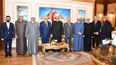 رئيس القطاع الديني يستقبل وزير الأوقاف السوري للمشاركة في مؤتمر الفضاء الإلكتروني