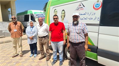 الكشف على 1296 مواطنا خلال قافلة طبية مجانية بأبو حمص بالبحيرة
