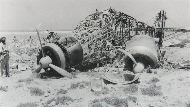 حادث تحطك طائرة في