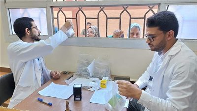 اليوم، قافلة طبية مجانية بنزلة طحا في سمالوط بالمنيا