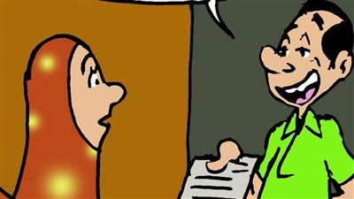 عمل الموظفين من المنزل في كاريكاتير فيتو