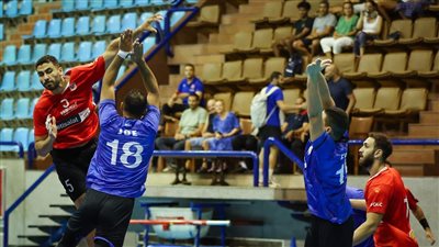 رجال يد الأهلي يفوز على العبور في الدوري