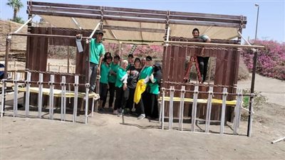 بدء فعاليات طلاب الجوالة بجامعة عين شمس فى أسبوع شباب الجامعات