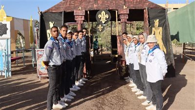 تحية العلم أولى فعاليات اليوم لأسبوع شباب الجامعات والمعاهد المصرية الثالث عشر بجامعة حلوان