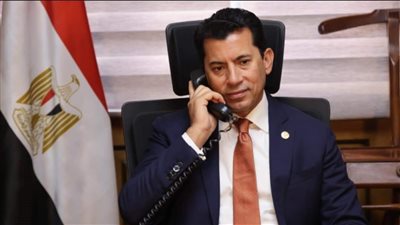 أشرف صبحي يطمئن علي بعثة منتخب مصر للجودو بعد زلزال المغرب