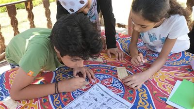 متحف آثار الإسماعيلية يطلق ورشا لتعليم الأطفال الهيروغليفية (صور) 