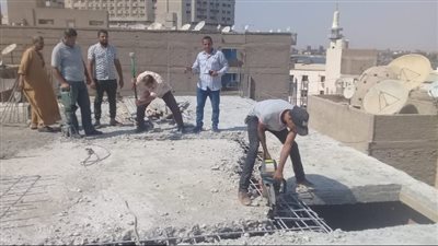  إزالة 7 حالات تعد لمخالفات بناء بحي شرق أسيوط 