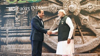  بحضور السيسي، رئيس وزراء الهند يقيم حفل عشاء لقادة مجموعة العشرين