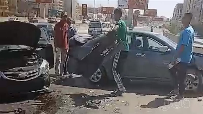 إصابة 5 أشخاص فى