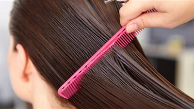 كرياتين طبيعي للشعر ببذور الكتان وزيت جوز الهند 