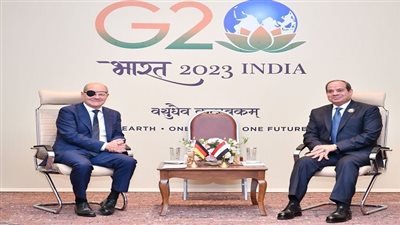 السيسي والمستشار الألماني يبحثان تطورات أزمات السودان وروسيا وأوكرانيا