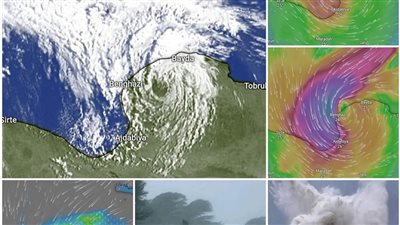 الأرصاد الجوية: العاصفة دانيال تصل مصر غدًا، وهذه أبرز المناطق المتضررة