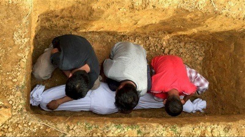 دفن الميت، فيتو