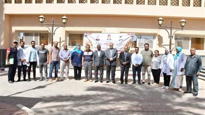 بدء إجراء الكشف الطبى لطلاب جامعة الوادى الجديد للعام الدراسي 2023 -2024