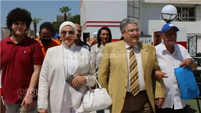 مشادة بين ميرفت السيد وأمن الزمالك بسبب بث مباشر 