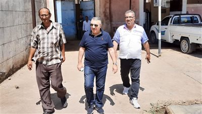 رئيس مياه دمياط يتابع توسعات محطة كفر سليمان