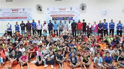 إجراء اختبارات الانتقاء لألعاب القوى بالمشروع القومي للبطل الأوليمبي ببني سويف