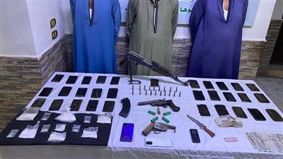 حملة لضبط القائمين على الإتجار بالمواد المخدرة في مطروح والدقهلية وأسيوط