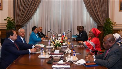 تفاصيل استقبال رئيسة مجلس شيوخ غينيا الاستوائية بالبرلمان