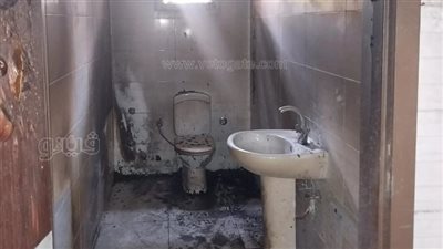  إخماد حريق بالطابق الثالث بمستشفى حلوان 