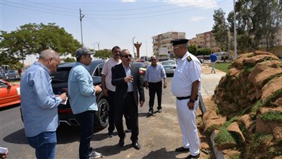 محافظ الإسماعيلية يتفقد طريق أم كلثوم وشارع محمد علي والدائري (صور) 