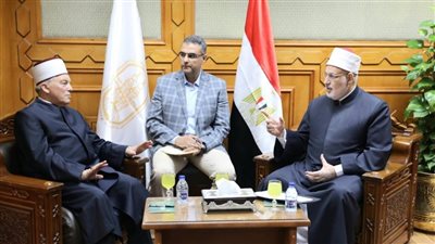 وكيل الأزهر يبحث مع مفتي جمهورية مقدونيا الشمالية سبل التعاون في المجال الدعوي
