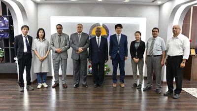 وفد مكتب هيئة التعاون الدولي اليابانية الجايكا يزور جامعة الوادي الجديد 