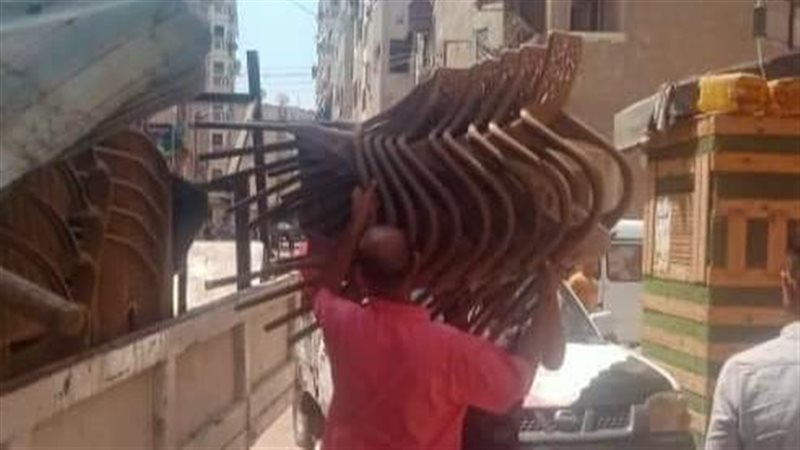 رفع حالات إشغال طريق