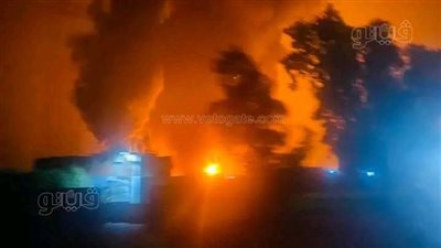 إصابة 30 شخصا بحريق داخل مصنع في الشرقية 