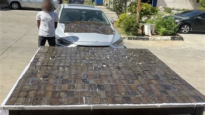 ضبط كميات من مخدر الحشيش في مدينتي بدر وحلوان 